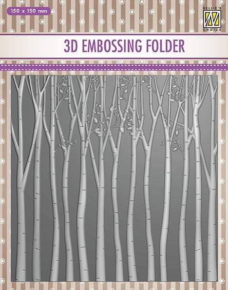 Nellie Embossing 3D Folder - Trees Online now