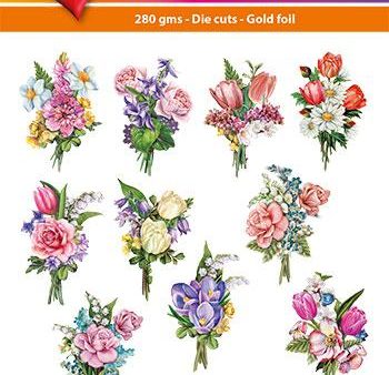 Easy 3D Toppers - Spring Bouquets Fashion