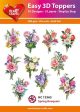 Easy 3D Toppers - Spring Bouquets Fashion