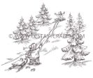 Clear Stamp - Winter Time - Sled Fun Online Hot Sale