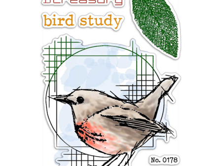 Ciao Bella Clear Stamp Set 4 X6  Bird Study Discount