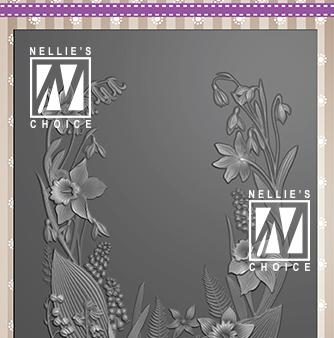 3D Embossing Folders Flower Frame Online