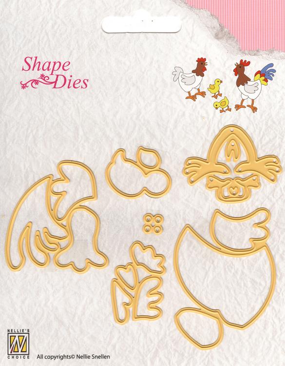 Nellie s Choice - Shape Die - Hen & Rooster Online Sale