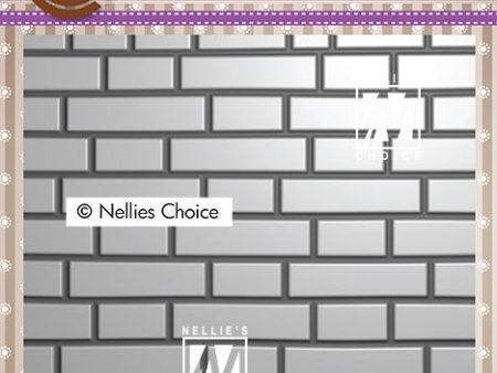 3D Embossing Folders Brick Wall Cheap