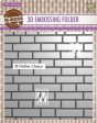 3D Embossing Folders Brick Wall Cheap