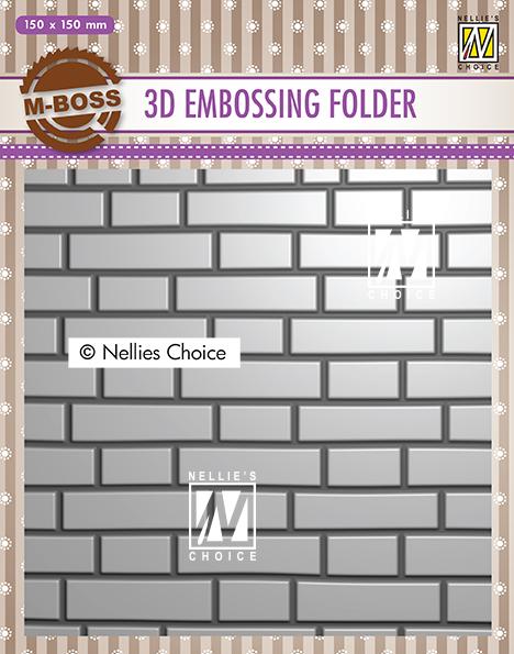 3D Embossing Folders Brick Wall Cheap