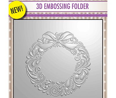 Nelle Choice 3D Embossing Folder - Wreath Online Hot Sale