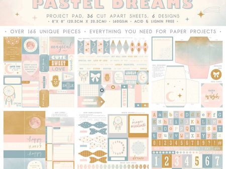 The Paper Boutique Pastel Dreams 8x8 Project Pad Fashion