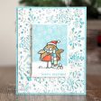 Woodware Clear Singles Tweetmas Robin 3.8 in x 2.6 in Stamp Sale