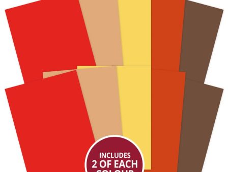 Adorable Scorable A4 Cardstock x 10 sheets - Earth Shades For Cheap