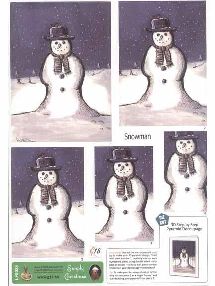 Large Format - Snowman on Sale