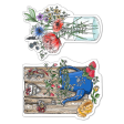 Ciao Bella Clear Stamp Set 4 X6  Fraises Et Fleurs Sauvages on Sale