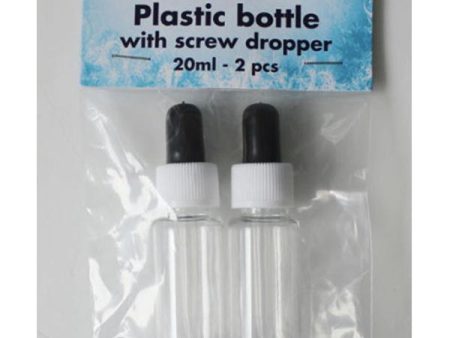 2 Bottles with screw dropper For Sale