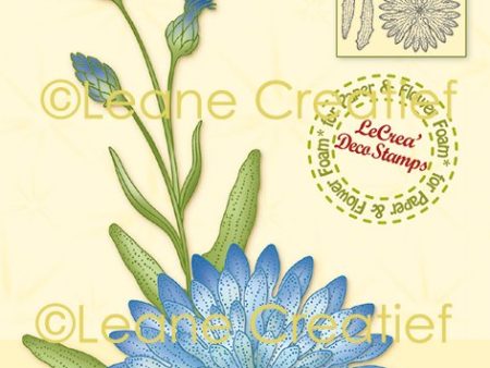 Lecreadesign Deco Clear Stamp Cornflower 3D Online now