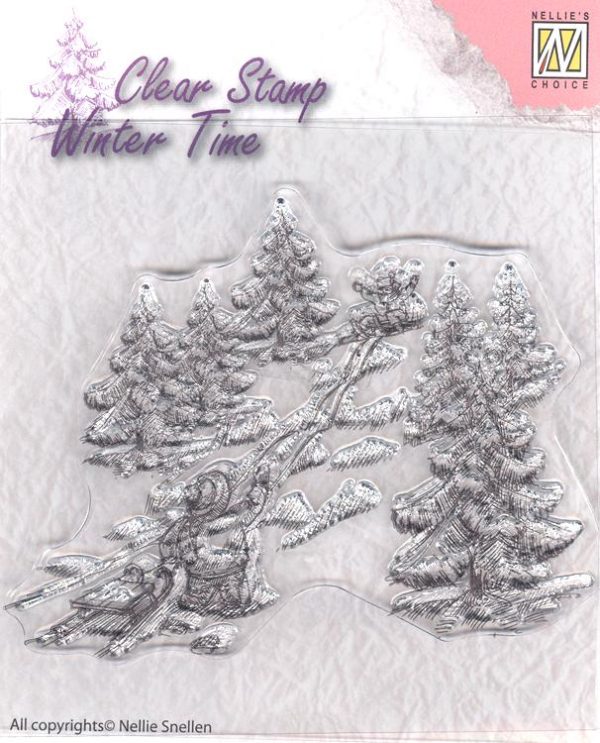 Clear Stamp - Winter Time - Sled Fun Online Hot Sale