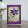 Woodware Clear Singles Lily Sketch 4 in x 6 in Stamp Hot on Sale