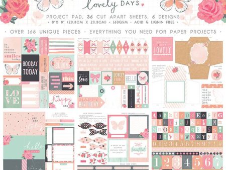 The Paper Boutique Lovely Days 8x8 Project Pad For Cheap