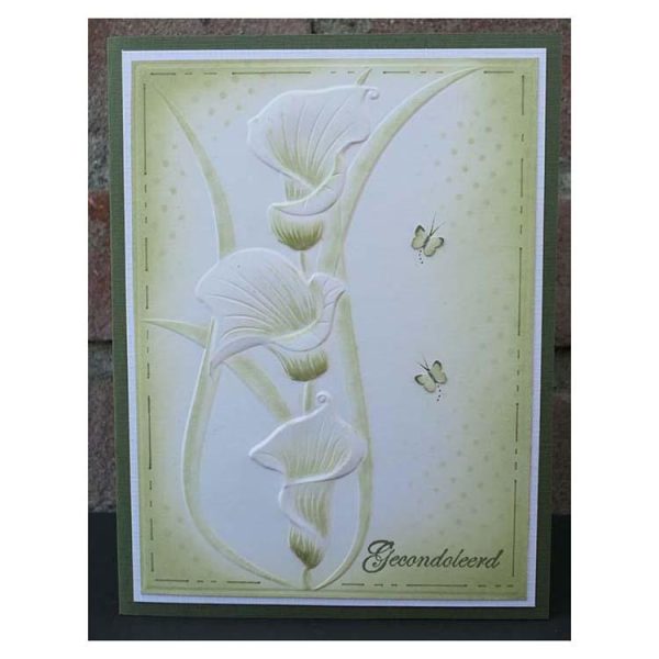 Nellie s Choice 4 x 6  3D Embossing Folder Arums Online