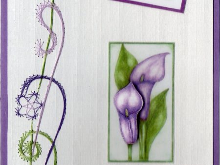 Laura s Design Digital Embroidery Pattern - Spring Border on Sale