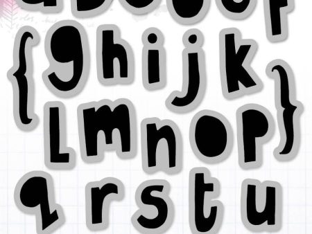 ABM Cling Stamp Creative Alphabet Essentials 148x210mm nr.17 Online Sale