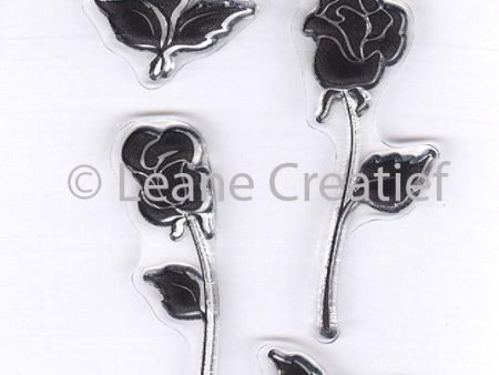 Clear stamp Roses small Sale