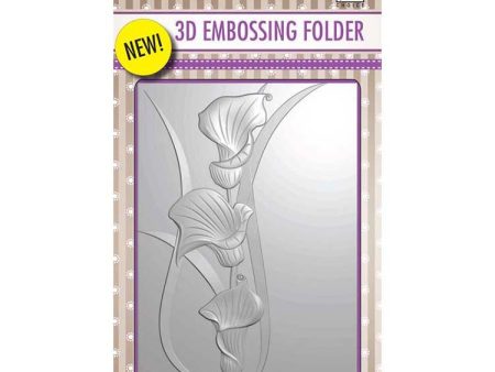 Nellie s Choice 4 x 6  3D Embossing Folder Arums Online