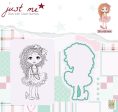 Just Me Stamp & Die Set Lady Girl Online