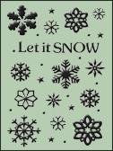 Embossing Folder - Let it Snow (HSFC002) Discount