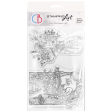 Ciao Bella Clear Stamp Set 4 X6  Fraises Et Fleurs Sauvages on Sale