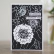 Woodware Clear Singles Zinnia 4 in x 6 in Stamp Online