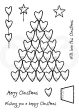 Woodware Clear Singles Heart Tree 4 in x 6 in Stamp Sale