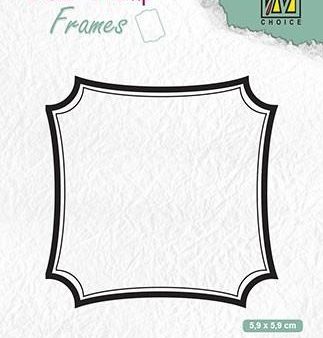 Clear Stamp Frame Square 2.5 x 2.5 inches Hot on Sale