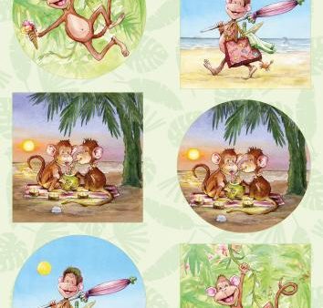 Cutting Sheet Hetty s Monkeys A4 For Discount