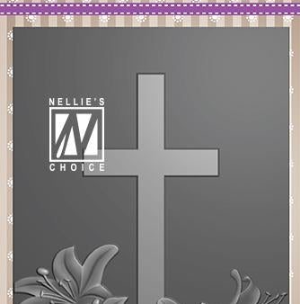 3D Embossing Folders Cross 2 Sale