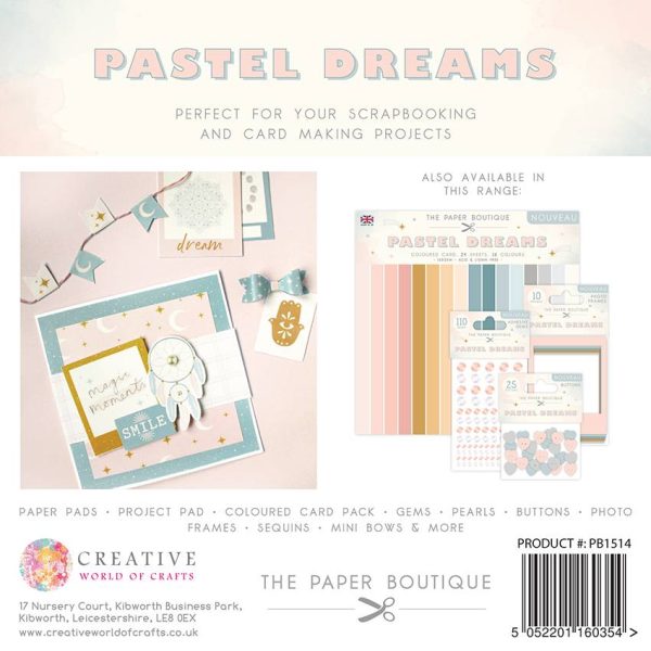 The Paper Boutique Pastel Dreams 8x8 Project Pad Fashion