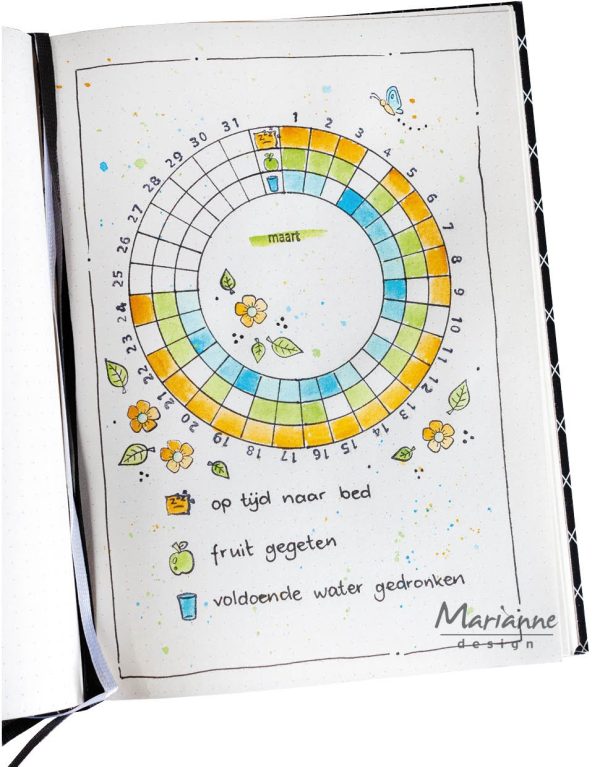 Marjoleine s Bujo - Tracker Symbols Clear Stamps Discount