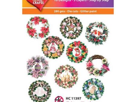 Hearty Crafts Easy 3D Toppers  - Christmas Wreath on Sale