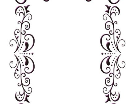 Embossing Folder - Elegant Frame size 5 x 7 Online now